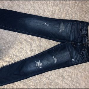 American eagle distressed jegging size 14 stretch